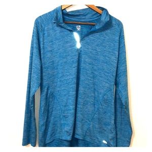 Champion women’s duo dry long sleeve half zip